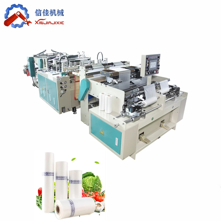 Máy cuộn túi rau củ có lõi